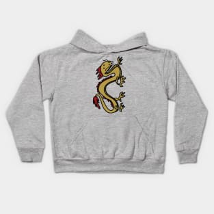 Red and Gold Dragon Kids Hoodie